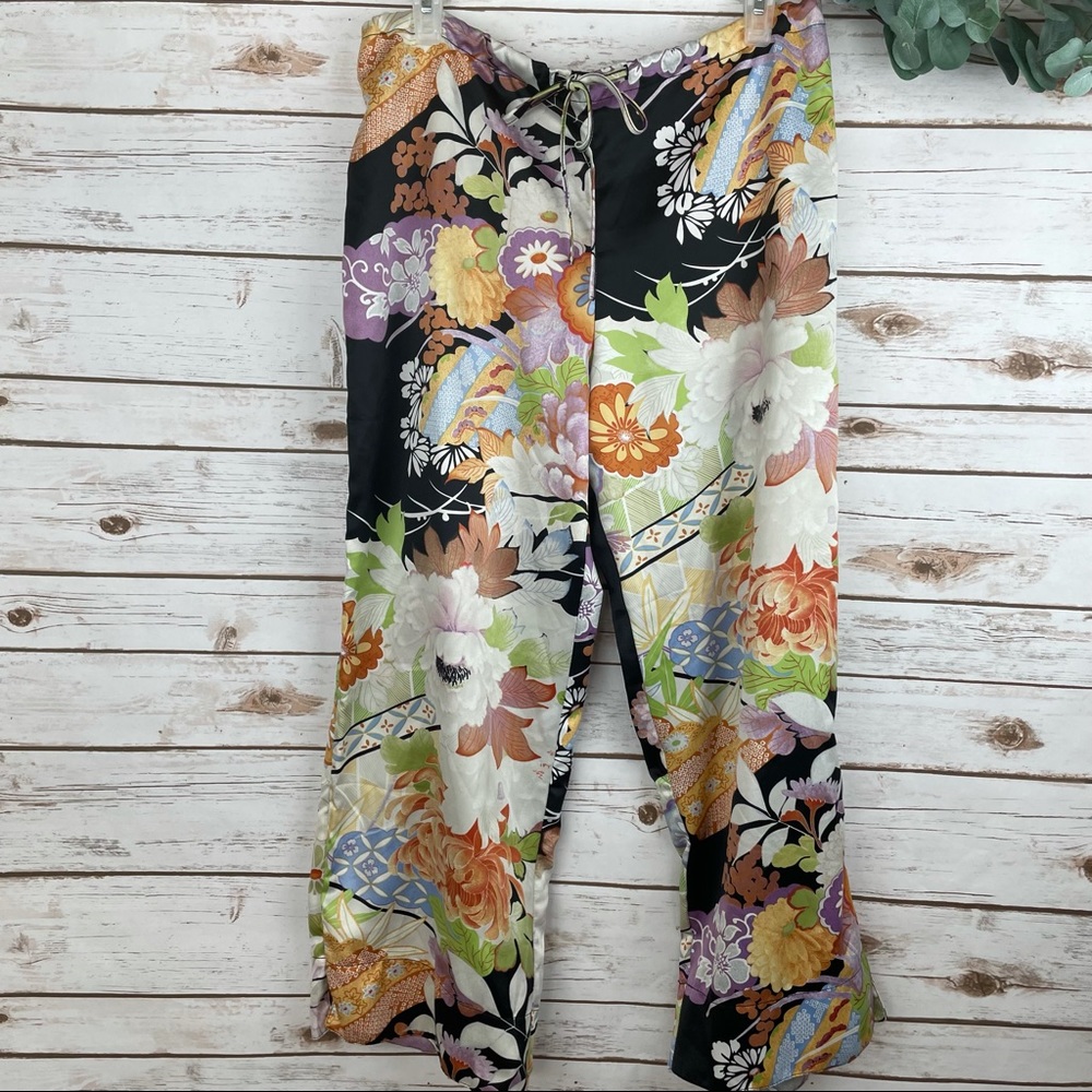 Natori Floral Print Pajama Pants - Multicolor